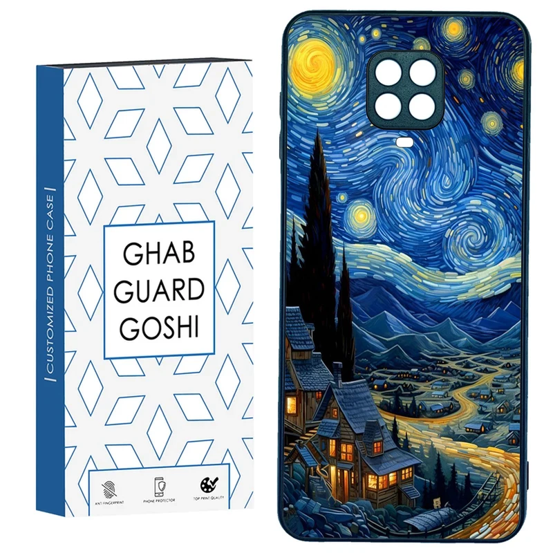 کاور قاب گارد گوشی طرح ونگوگ کد FB-069 مناسب برای گوشی موبایل شیائومی REDMI NOTE 9 PRO / NOTE 9 S