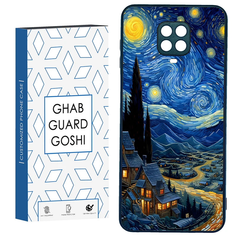 کاور قاب گارد گوشی طرح ونگوگ کد FB-069 مناسب برای گوشی موبایل شیائومی REDMI NOTE 9 PRO / NOTE 9 S
