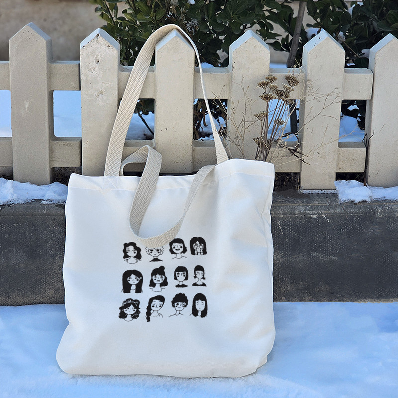 ساک خرید خندالو مدل دخترهای خجالتی کد 8581