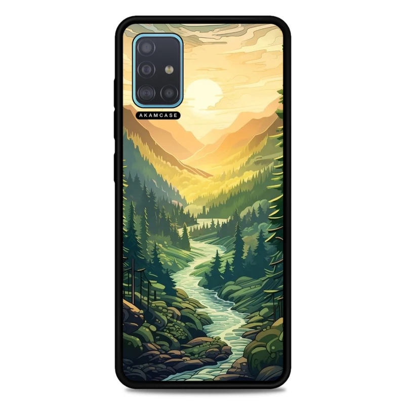 کاور آکام مدل AMC-WSGA51-NATURE-4 مناسب برای گوشی موبایل سامسونگ Galaxy A51