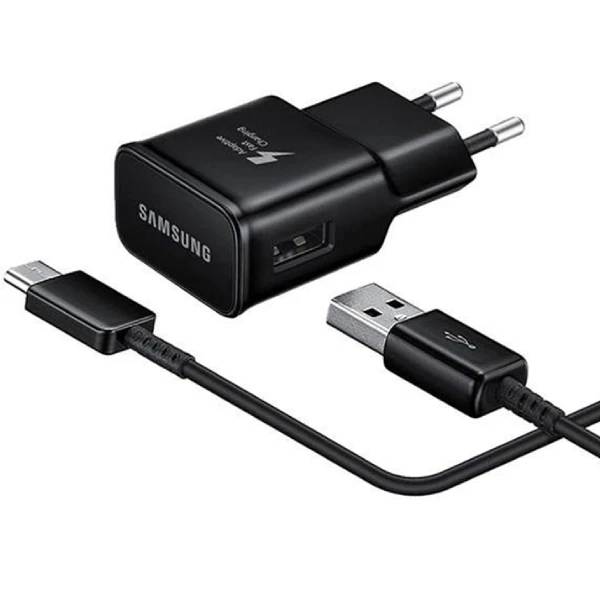 شارژر دیواری مدل Travel Adapter Fast Charge 15W به همراه کابل تبدیل USB-C