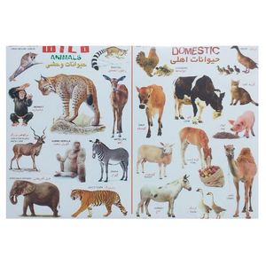 برچسب مدل حیوانات اهلی و وحشی کد 001