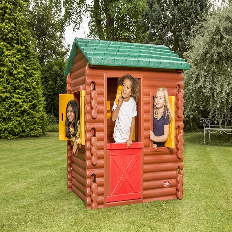 کلبه بازی کودک لیتل تایکس مدل Log Cabin Playhouse کلبه بازی کودک لیتل تایکس مدل Log Cabin Playhouse