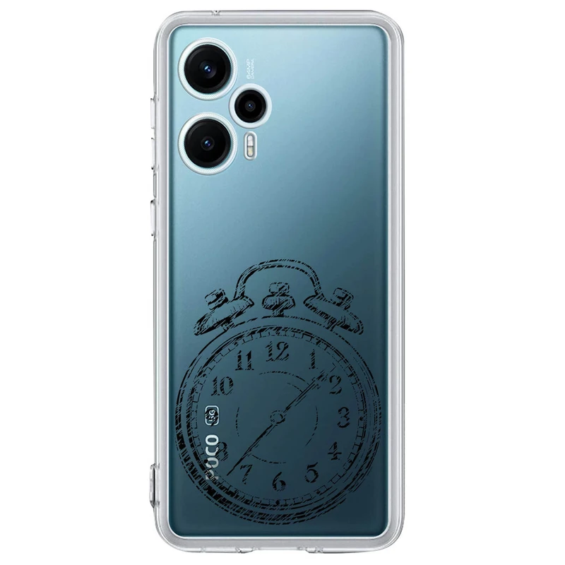 کاور مگافون طرح ساعت مدل C64-B مناسب برای گوشی موبایل شیائومی Poco F5