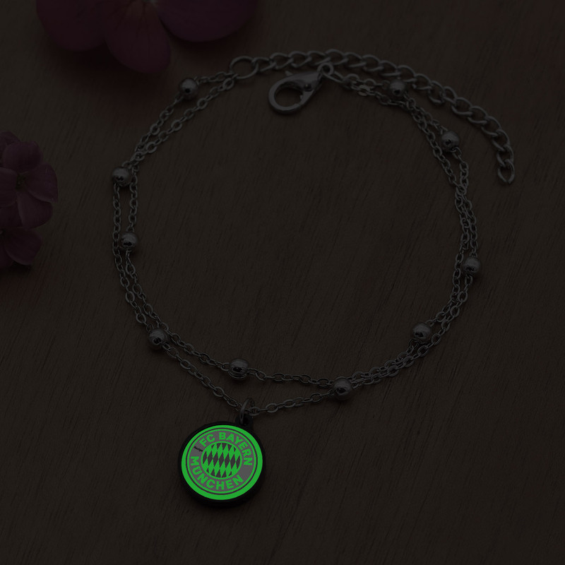 پابند زنانه ناکسیگو مدل شب تاب طرح بایرن مونیخ کد LB7405