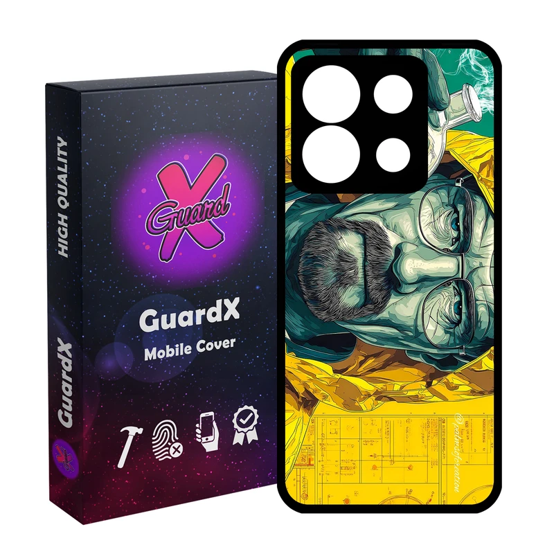 کاور گارد ایکس طرح Walter White مدل 11072 مناسب برای گوشی موبایل شیائومی Redmi Note 13 5G