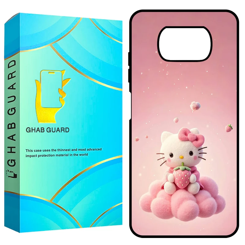 کاور قاب گارد طرح کیتی مدل GCHPX3 مناسب برای گوشی موبایل شیائومی Poco X3 / X3 NFC / X3 Pro