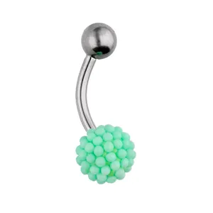 پیرسینگ ناف زنانه سیکس مدل Turquoise ball