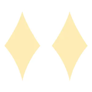 گوشواره طلا 18 عیار زنانه کرابو طرح لوزی مدل Kr5205