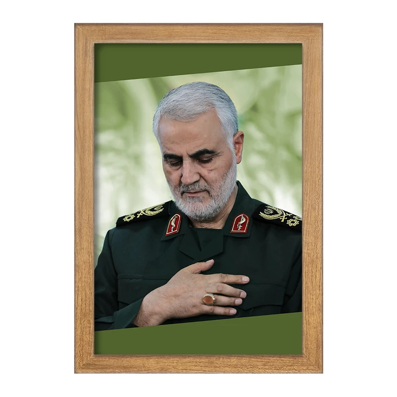 تابلو خندالو مدل سردار قاسم سلیمانی  کد 12614