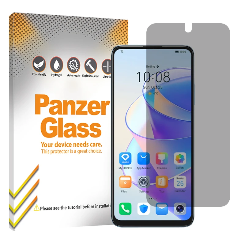 محافظ صفحه نمایش حریم شخصی پنزر گلس مدل Resistant مناسب برای گوشی موبایل آنر X7a