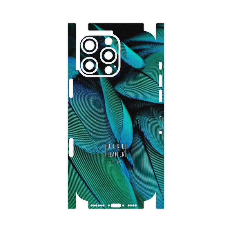 برچسب پوششی ماهوت مدل Green Feather-FullSkin مناسب برای گوشی موبایل اپل iPhone 16 Pro Max