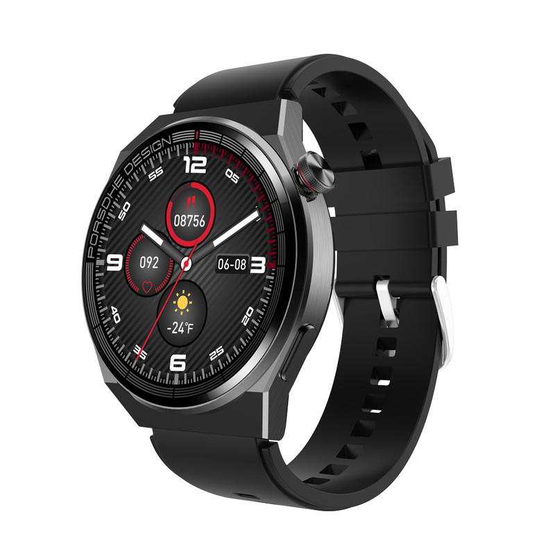 ساعت هوشمند مدل GT3 PRO دارای قابلیت های شمارنده ضربان قلب، کنترل سطح اکسیژن خون، کنترل فشار خون، کنترل موسیقی، گام شمار، بررسی کیفیت خواب، دارای تم های متنوع، بند سیلیکون