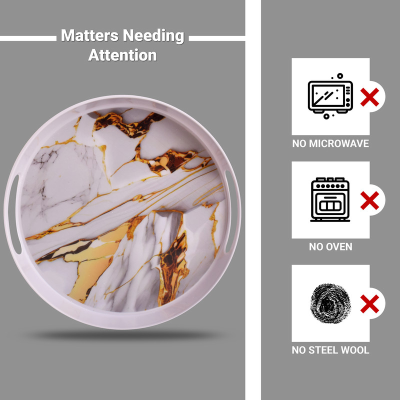 سینی مهروز مدل 917 طرح مرمر