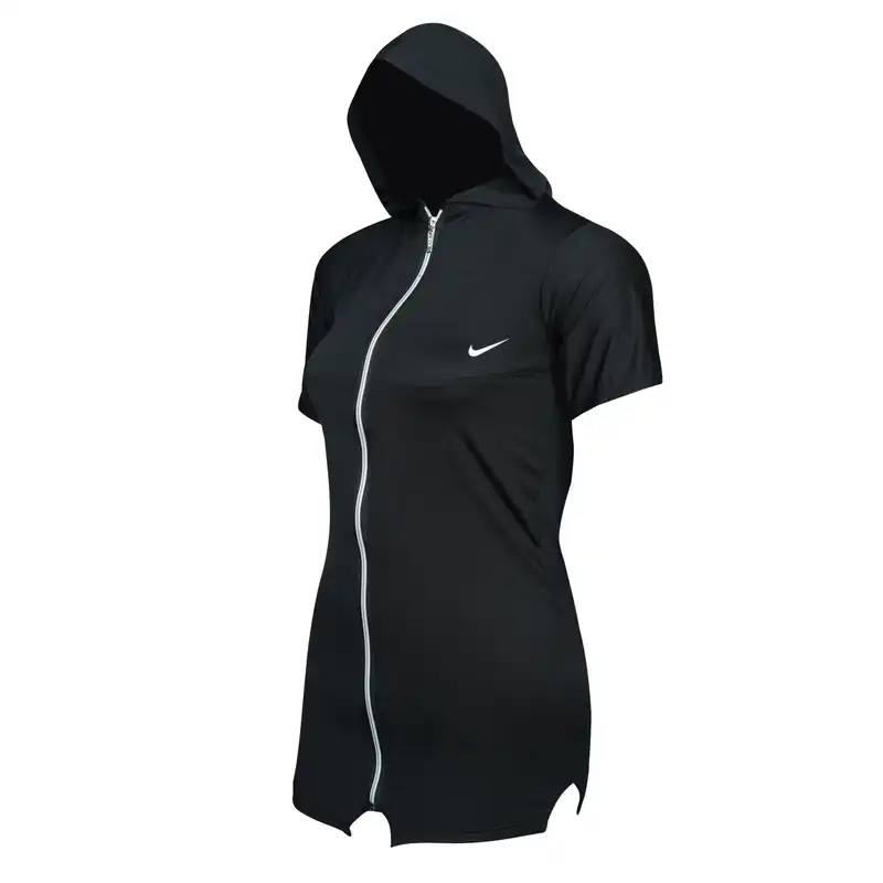 سویشرت ورزشی زنانه مدل تمام زیپ کلاه دار