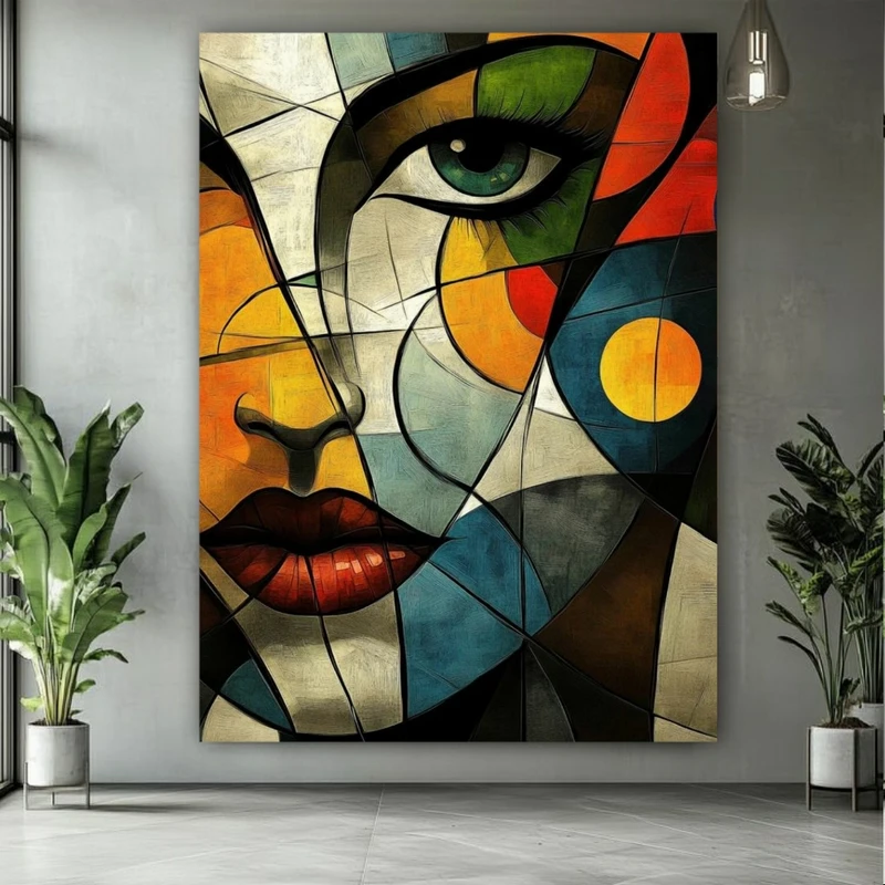 پوستر طرح پرتره مدل رنگانگ کد BK24841