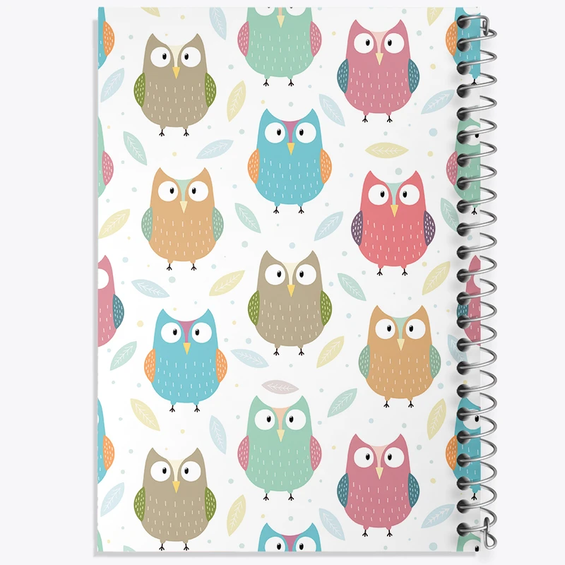 دفتر نت موسیقی 50 برگ خندالو مدل جغد کد N309