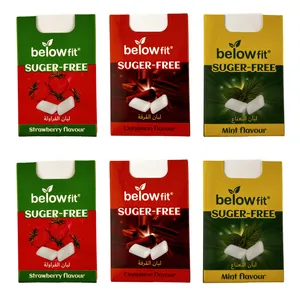 آدامس بدون قند بیلو با طعم نعناع و توت‌فرنگی و دارچین - 25 گرم  بسته 6 عددی