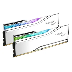 رم دسکتاپ جی اسکیل دوکاناله 6400مگاهرتز CL32 مدل TRIDENT Z5 ROYAL SILVER ظرفیت 64 گیگابابت 
