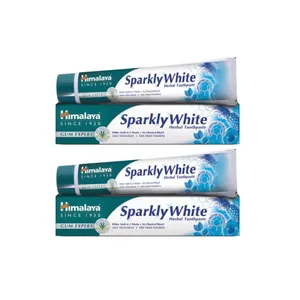 خمیردندان هیمالیا مدل sparkly حجم 100 میلی لیتر مجموعه دو عددی