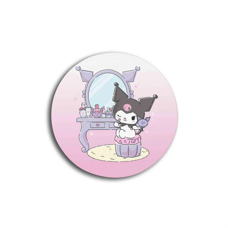 زیر لیوانی مدل کرومی کیوت کد kuromi 297