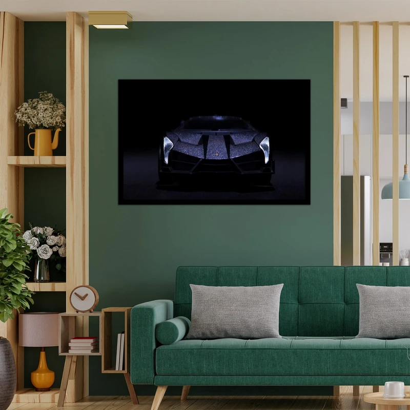 تابلو  نوری بکلیت طرح ماشین مدرن و لوکس مدل B-bu2548