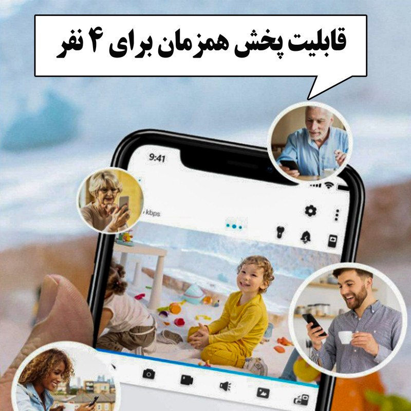 دوربین مداربسته تحت شبکه ریولینک مدل E1 HD