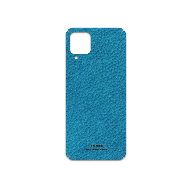 برچسب پوششی ماهوت مدل Blue-Leather مناسب برای گوشی موبایل سامسونگ Galaxy A12