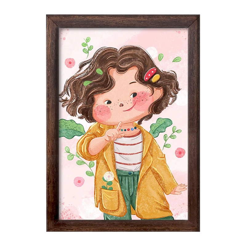 تابلو خندالو طرح دخترانه فانتزی کد 25740