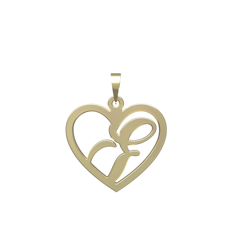 آویز گردنبند طلا 18 عیار زنانه مدوپد مدل حرف F کد PA1-12868 -  - 2