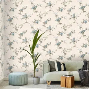 کاغذ دیواری مدل گل دار کد 7084