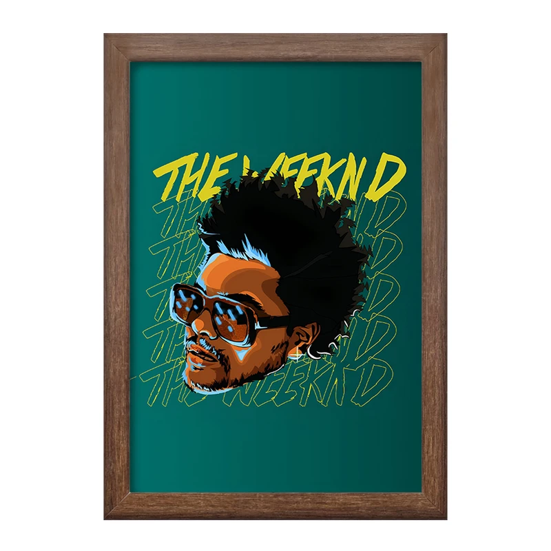 تابلو خندالو طرح ویکند (ِthe weeknd) کد F4643