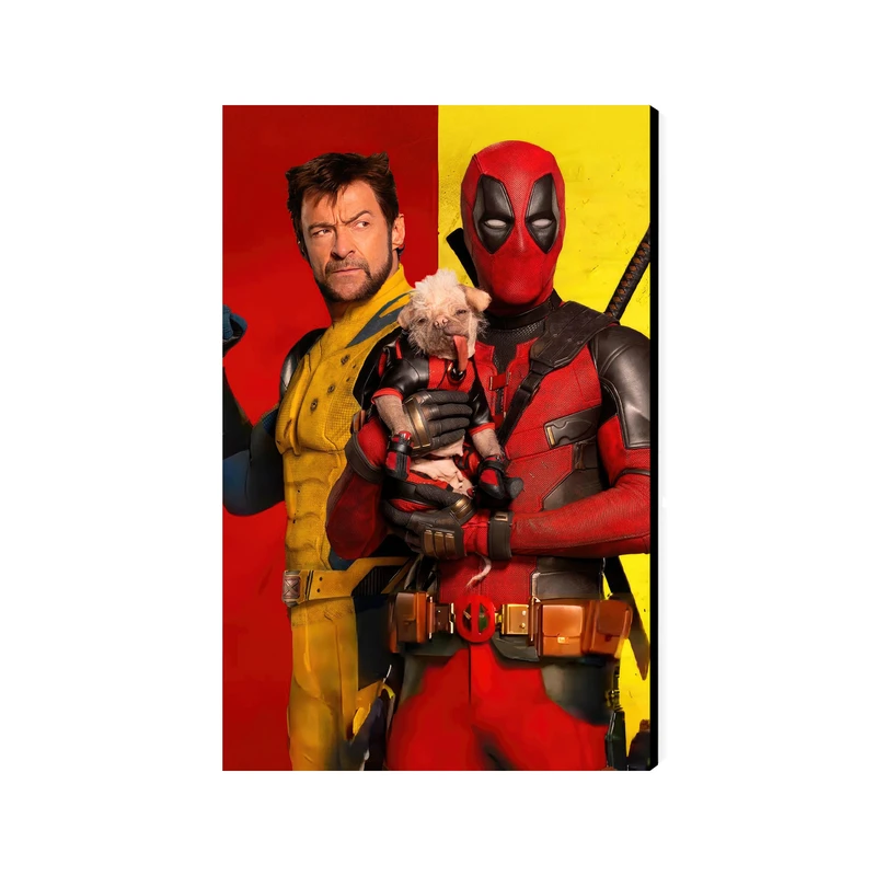 تابلو شاسی عرش مدل فانتزی فیلم ددپول و وولورین کد As4333