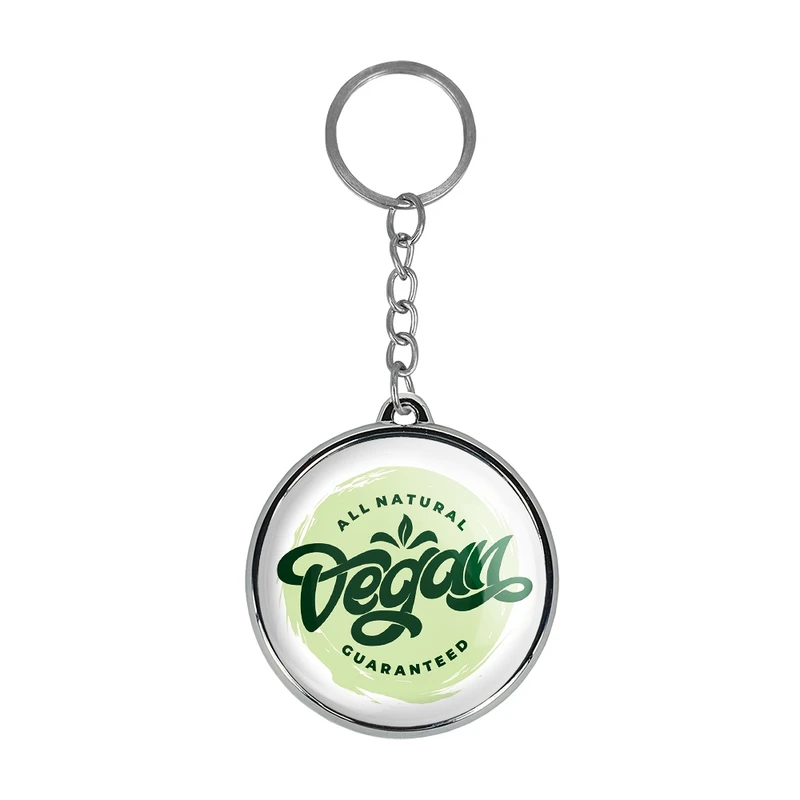 جاکلیدی خندالو طرح وگن Vegan مدل دوطرفه کد 3111931120