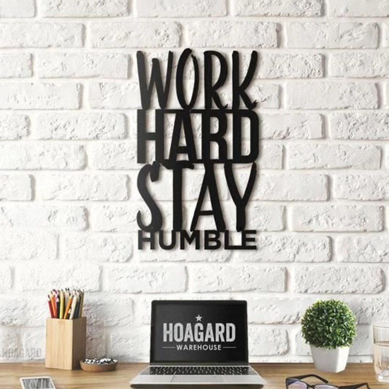 استیکر دکو رستا مدل Work hard stay humble کد C166