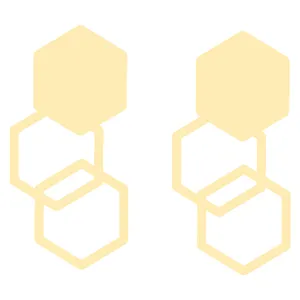 گوشواره طلا 18 عیار زنانه کرابو طرح کندو مدل Kr5152