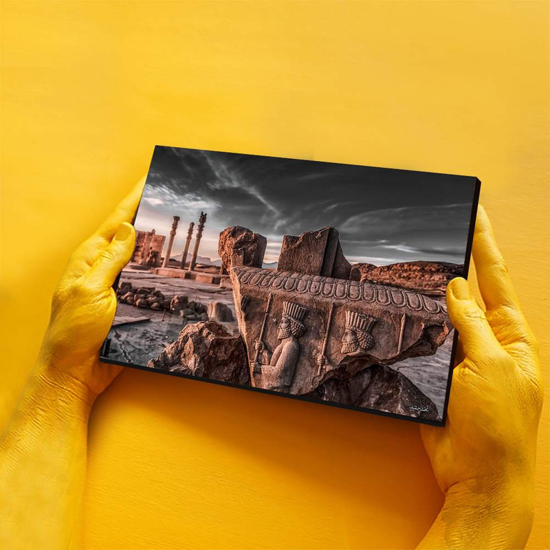 تابلو شاسی آواویز مدل نقش برجسته تخت جمشید کد 4G392 تابلو شاسی آواویز مدل نقش برجسته تخت جمشید کد 4G392