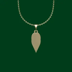 گردنبند طلا 18 عیار زنانه مدوپد مدل هندسی کد FF2-1-1056