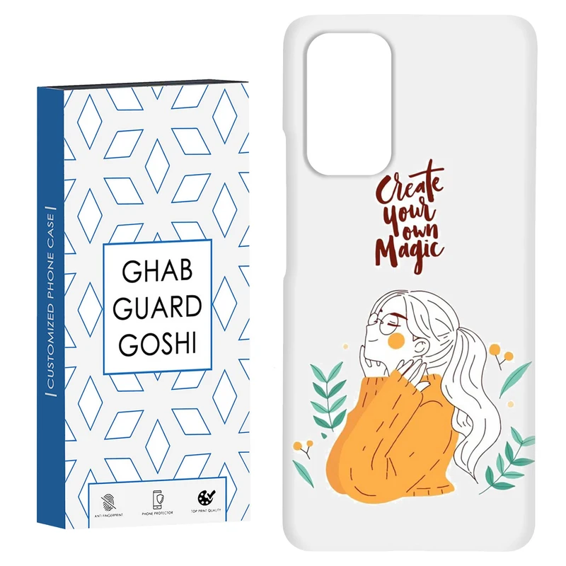 کاور قاب گارد گوشی طرح دخترانه کد Dimo-050 مناسب برای گوشی موبایل شیائومی Redmi Note 9 4G / Redmi 9T