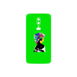 MAHOOT Collage of Women Portrait 3 Cover Sticker for OnePlus 6