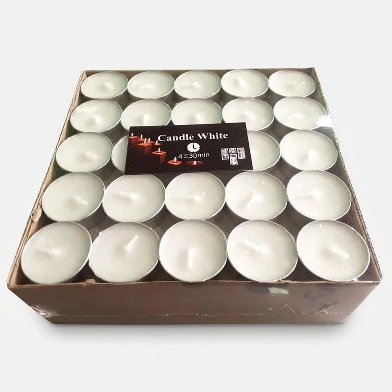 شمع وارمر مدل Candle White بسته 100 عددی