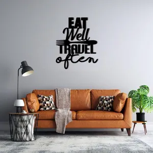 دیوارکوب ماهوت طرح eat well travel often