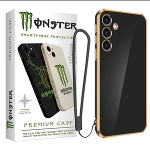  Monster Electroplate Strap Cover For Samsung Galaxy A35 / A35 5G