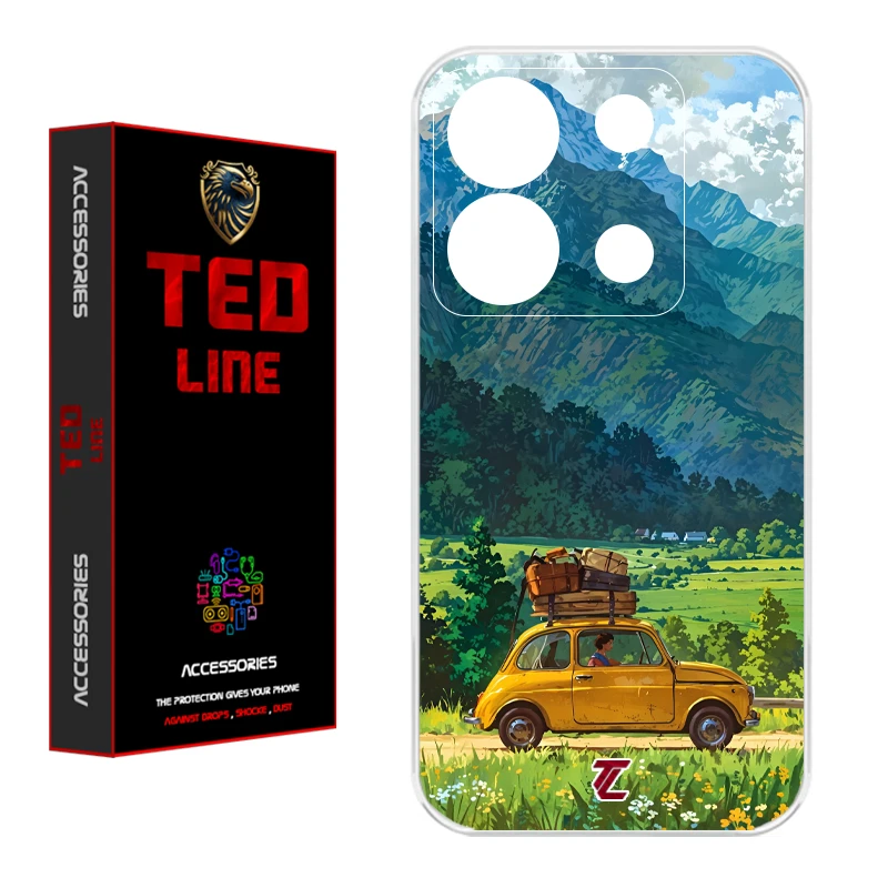 کاور تدلاین طرح سفر کد 1165 مناسب برای گوشی موبایل شیائومی Redmi Note 13 Pro 5G / Poco X6