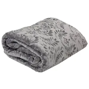 پتو مسافرتی 2 نفر گلبافت مدل فلور طرح خوشه ای سایز 170x210 سانتی‌متر