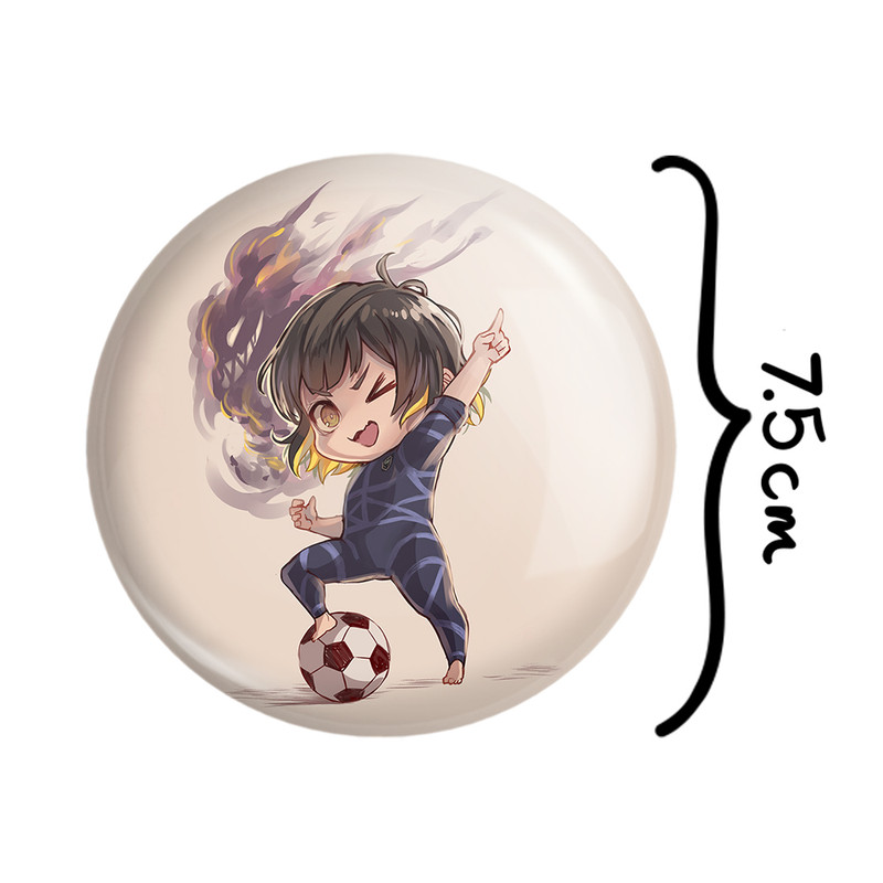 آینه جیبی خندالو مدل مگورو انیمه Blue Lock کد 24391