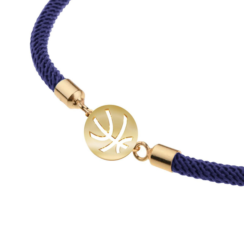 دستبند طلا 18 عیار زنانه مدوپد مدل توپ بسکتبال کد D15-10432