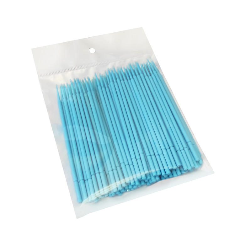 قلم میکروبراش ناخن و مژه مدل 5 بسته 100 عددی