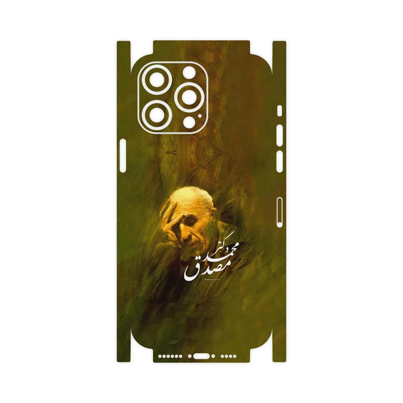 برچسب پوششی ماهوت مدل Dr_Mosadeq-FullSkin مناسب برای گوشی موبایل اپل iPhone 14 Pro Max