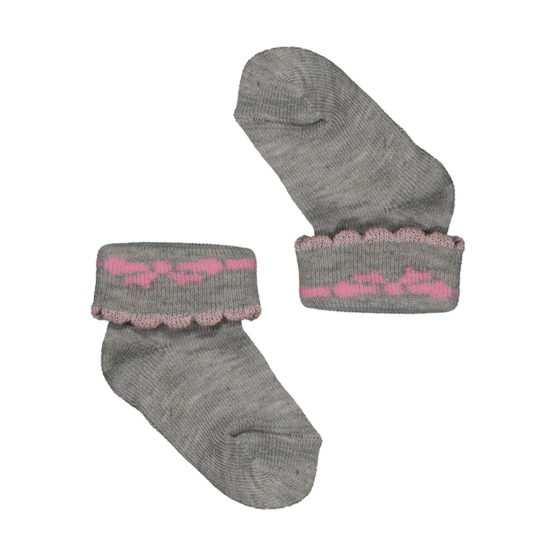 جوراب نوزادی مدل خط دار کد 04